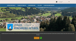 Desktop Screenshot of kirchberg.tirol.gv.at