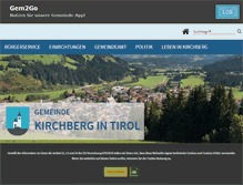 Tablet Screenshot of kirchberg.tirol.gv.at