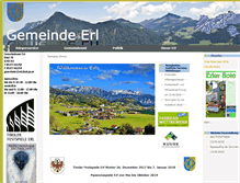 Tablet Screenshot of erl.tirol.gv.at