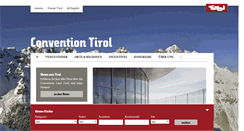 Desktop Screenshot of convention.tirol.at