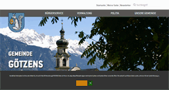 Desktop Screenshot of goetzens.tirol.gv.at