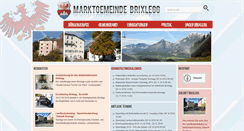 Desktop Screenshot of brixlegg.tirol.gv.at